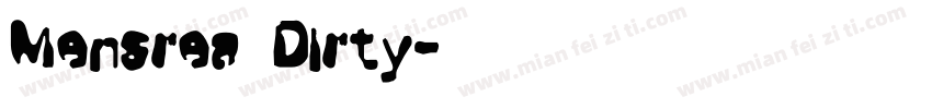 Mensrea Dirty字体转换
